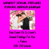 Psychic Medium Reading - Your Lover's indirect sexual feelings for you and future love and sex prediction for the two of you
