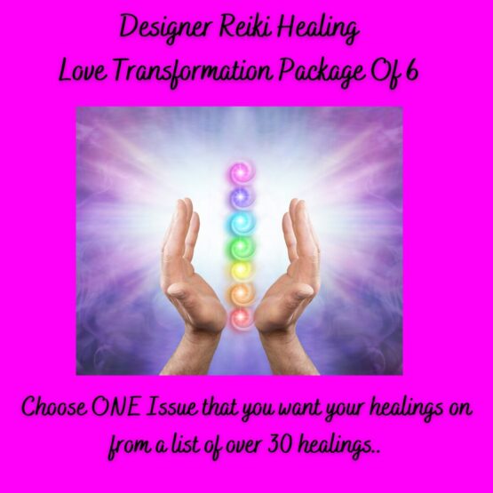 Reiki Healing Love Transformation Package of 6.