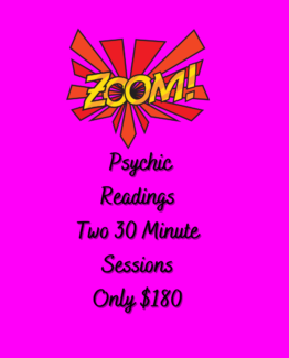 Two 30 minute psychic reading sessions by Zoom. Find out what your soul mate, twin flame, lover, ex lover, secret admirer, secret crush is feeling about you and your future together.