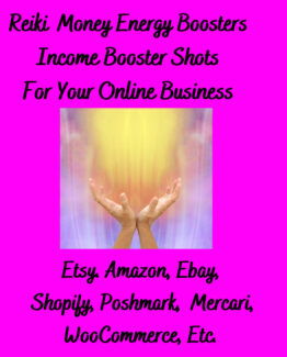Reiki Distant Energy Income Booster Shots