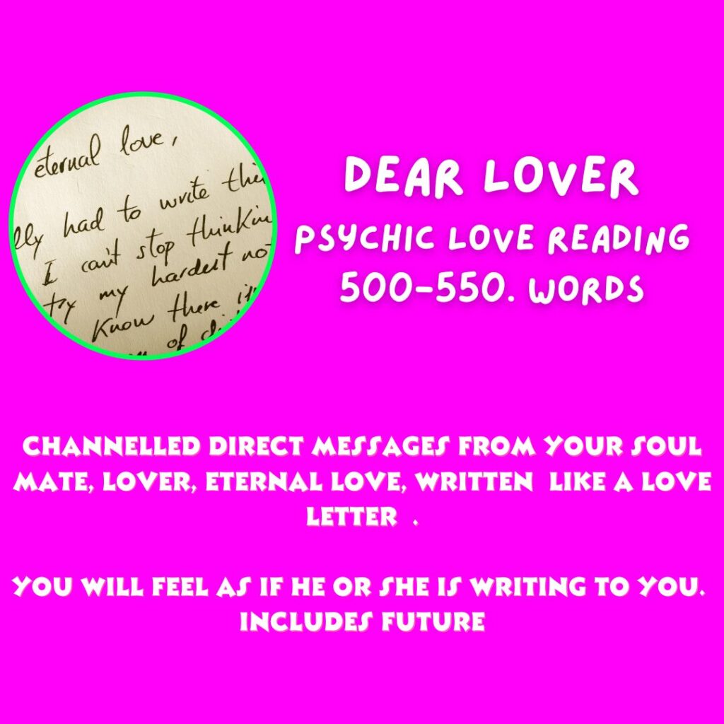 Your Soul Mate & Lover's Direct Feelings For You And Future Psychic Reading. Written Like A Love Letter From Your Soul Mate To You.